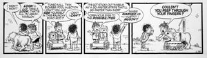 The Perishers daily strip L116 art by Dennis Collins and Maurice Dodd