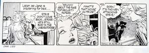 Jane daily strip 589 art by John M Burns