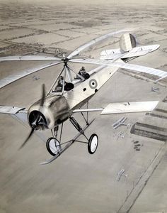Autogyro art by Graham Coton