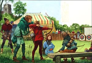 Target Practice art by Peter Jackson