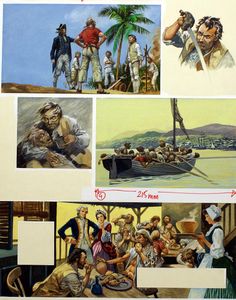 Captain Bligh FG art by Peter Jackson