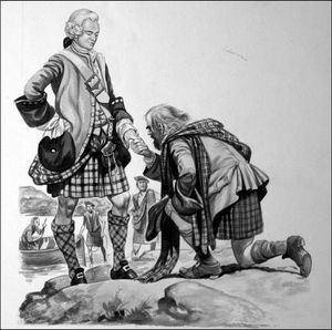Bonnie Prince Charlie art by Peter Jackson