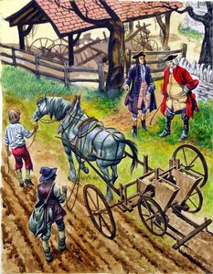 Jethro Tull And The Seed Drill art by Peter Jackson