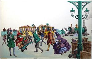 The Romance of the Rails art by Peter Jackson