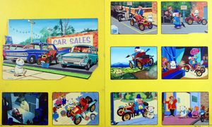 Gulliver Guinea-Pig and the Taxi (TWO pages) art by Gordon Hutchings