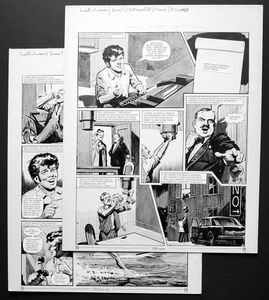 Number 13 Marvel Street - Alone In Number 13 (TWO pages) art by Bill Lacey
