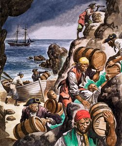 The Smugglers art by Peter Jackson
