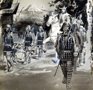 Asian Warriors art by Barrie Linklater