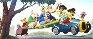 Dicky and Dolly's Bus Service art by Harold McCready