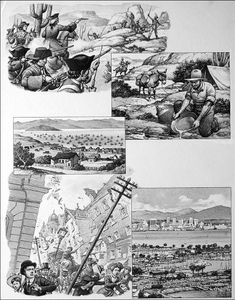 California From Then until Now art by Patrick Nicolle