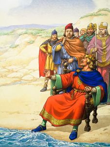 What Really Happened? Did Canute Get His Feet Wet? art by Patrick Nicolle