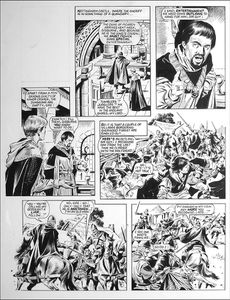 Robin of Sherwood - Entertainment (TWO pages) art by Mike Noble