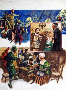A Thousand Years of Spies 2: The Spanish Armada art by Eric Parker