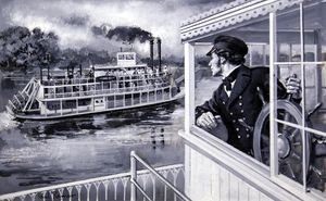Mark Twain art by Paul Rainer