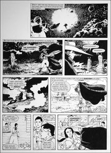 Galaxy Rangers: The Scarecrow (TWO pages) art by Arthur Ranson