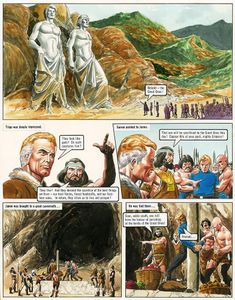 The Trigan Empire: Look and Learn issue 632 (23 Feb 1974) - Giant Statues art by Miguel Quesada