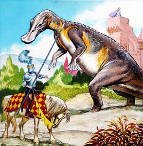 The Lady and the Dragon: A Meeting or More? art by Nadir Quinto
