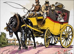 Black Beauty - Big Yellow Taxi art by Carlos Roume