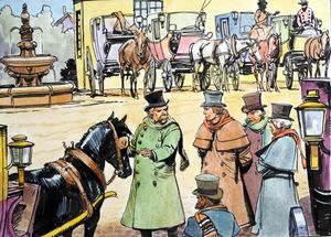 Black Beauty - At The Carriage Fair art by Carlos Roume