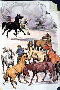Black Beauty - A Contretemps art by Carlos Roume