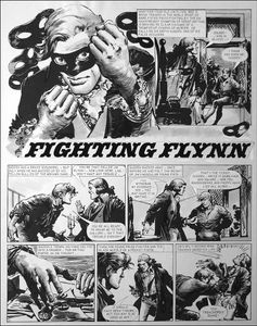 Fighting Flynn - Masked Ball (TWO pages) art by Carlos Roume