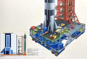 Crawler Transporter Cut-Away art by Mike Tregenza