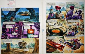 The Invisible Enemy (TWO pages) art by Gerry Wood