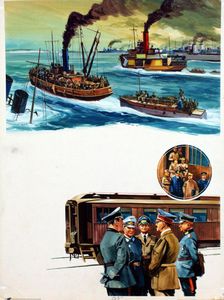 Dunkirk art by Gerry Wood
