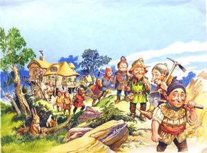 Heigh-Ho Its Off to Work we Go art by Geoff Campion