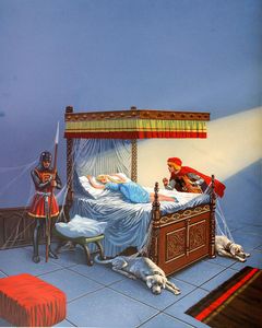 Sleeping Beauty and the Prince art by Jesus Blasco