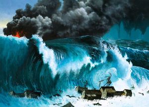 Tsunami art by David Bergen