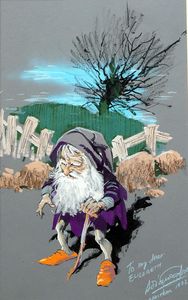 The Gnome from Barcelona art by Adriano Blasco