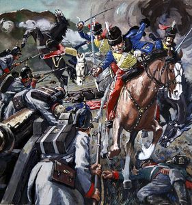 Charge of the Light Brigade art by Leo Davy