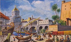 Alexandria art by Ruggero Giovannini