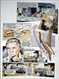 The A-Team: Sky-Jack (TWO pages) art by Maureen & Gordon Gray