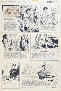 Prince Valiant & The Shield of Achilles art by John Cullen Murphy