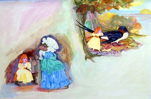Thumbelina - Thumbelina Escapes art by Gwen Green
