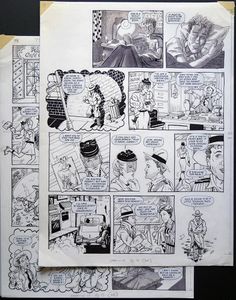 Hugh Dunnit - Dream Detective (TWO pages) art by Andy Lanning