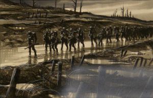 Western Front - After the Battle art by Ron Embleton