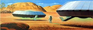 The Aliens art by Ron Jobson