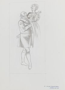 Dombey and Son - Doctor and Cornelia Blimber art by Ron Embleton