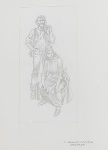 A Tale of Two Cities - Ernest and Therese Defarge art by Ron Embleton