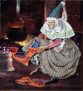 Babes in the Wood: The Old Witch art by Jesus Blasco