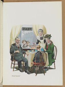 The Tea Shop art by Ron Embleton