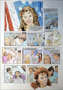 Kylie Minogue - Kylie's Story 3 (TWO pages) art by Maureen & Gordon Gray