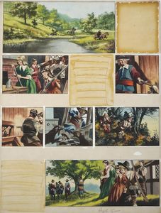 The Children of the New Forest - Page 18 art by Ron Embleton