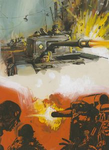 War Picture Library cover #222  'Road to Berlin' art by Pino Dell'Orco