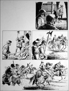 The Prince and the Pauper - Order Restored (TWO pages) art by Bill Baker