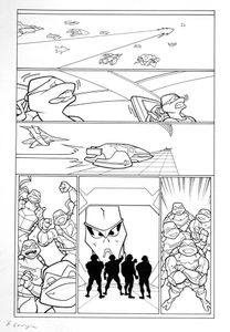 Teenage Mutant Ninja Turtles page 10 art by Bambos (Georgiou)