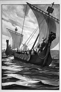 The Longships are Coming art by 20th Century unidentified artist